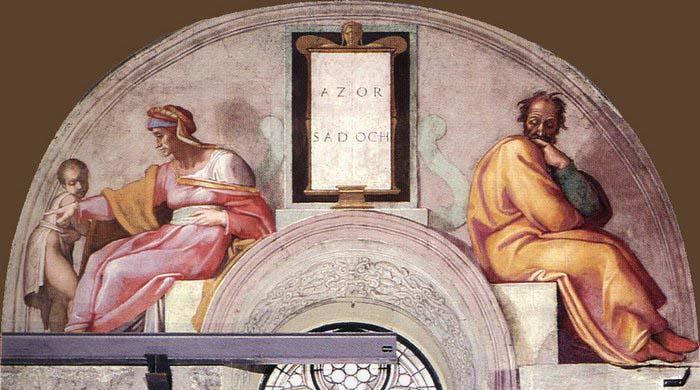 Michelangelo Buonarroti Azor  Zadok China oil painting art